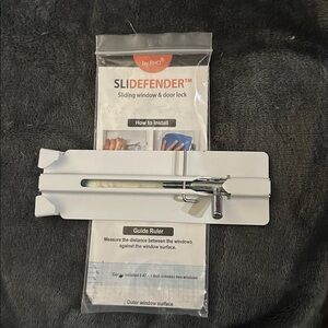 White Sliding Window and Door Lock